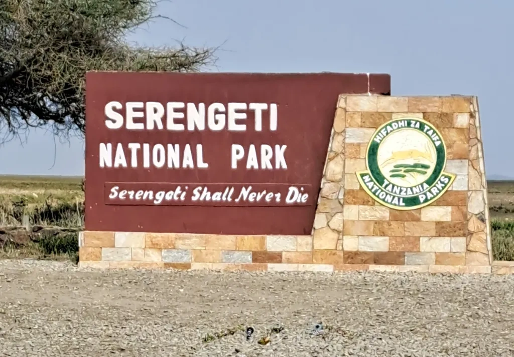 serengeti sign